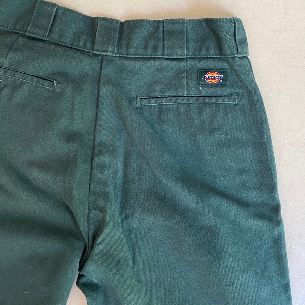 Men’s Green Dickies Original Fit Work Pants